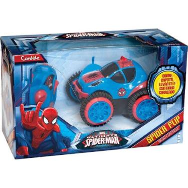 Imagem de Carrinho de Controle Remoto Candide Homem-Aranha Spider Flip 5851 3 Fu