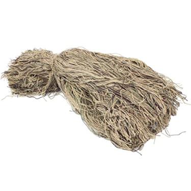 Imagem de YIJU Ghillie Universal Fio Camuflado para Construir Seu Próprio Ghillie Sintético Fio Ghillie Sintético Leve Respirável para Fotografar, Camuflagem do deserto