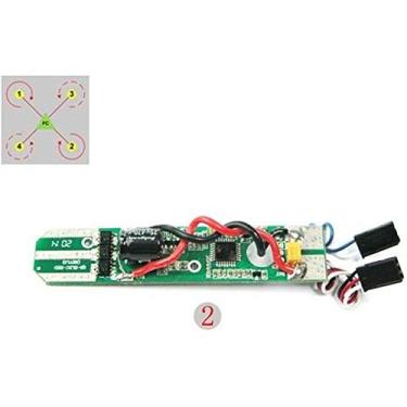 Imagem de Placa Controladora de velocidade Para Drone Free-x FX4-012 ESC2 (Vermelha e Branca)