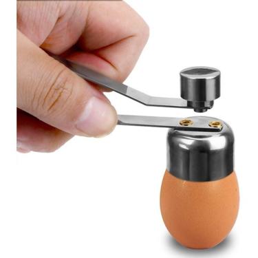 Imagem de Quebrador Cortador De Ovo Cru Cozido Aço Inoxidável Oferta
