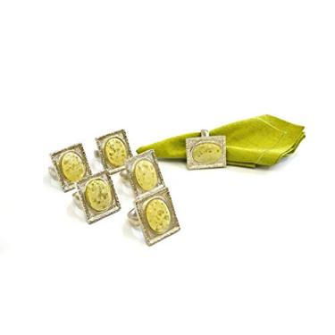 Imagem de Caixa Com Porta Guardanapos Quadrado Com Pedra Sarquis Samara Prata