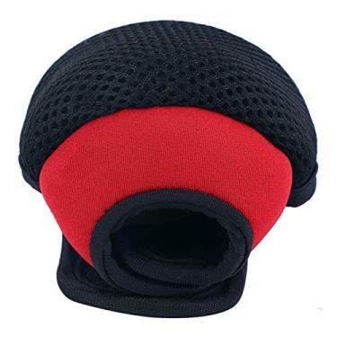 Imagem de Capas de carretel de pesca,neoprene nylon imperme¨¢vel respir¨¢vel baitcasting estojos de saco de carretel de pesca Protetor de roda de peixe para varas de fiar(Red), Bolsa carretel de pesca para