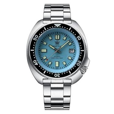 Imagem de Relógio de pulso masculino clássico Abalone da Steeldive SD1970 com movimento NH35 luminoso 200 m à prova d'água, Cor 1