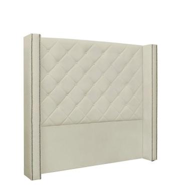 Imagem de Cabeceira Vicenza Cama Box Casal 140 Cm Corino Bege