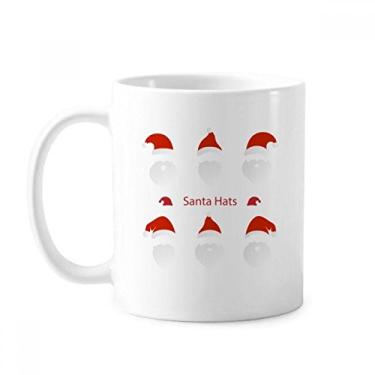 Imagem de Caneca de cerâmica com retrato de Papai Noel de Natal para cerâmica xícara de porcelana de café
