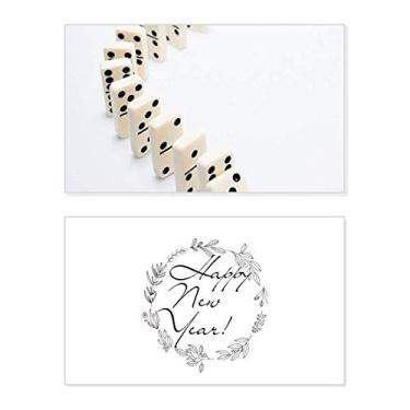 Imagem de Domino Pai Gow Foto Jogos Ano Novo Festivais Cartões Bless Mensagem Presente