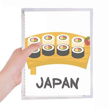 Imagem de Caderno de sushi japonês tradicional com folhas soltas e diários recarregáveis