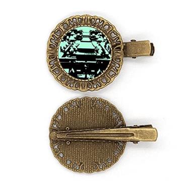 Imagem de Presilha de cabelo Potala China Proibden City Broche com grampo de cabelo