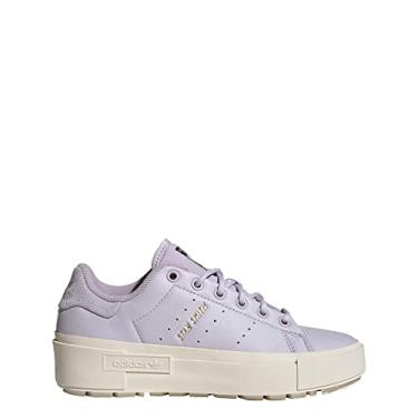 Imagem de adidas Tênis feminino Stan Smith Bonega X, Silver Dawn/Silver Dawn/Core Black, 36
