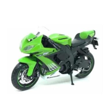Imagem de Miniatura Moto Kawasaki Ninja Zx-10R 2010 Verde 1:18 Maisto - A.R Vari