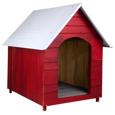 Imagem de Casa Casinha de Cachorro Premium Reforçada Grande N5 (Mogno)