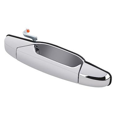 Imagem de MNJWS Maçaneta externa cromada, lado do passageiro dianteiro direito, compatível com Cadillac Escalade Chevy Avalanche Silverado Suburban Tahoe GMC Sierra Yukon 2007-2014, Substitui # 22738722 84053436 80545