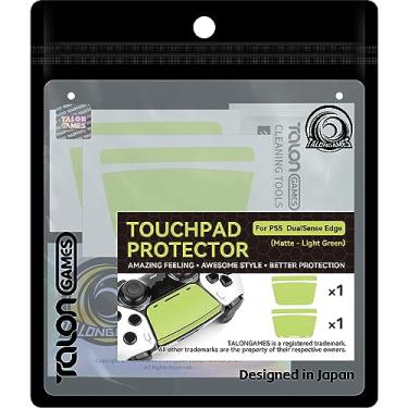 Imagem de TALONGAMES Capa para touchpad compatível com PS5 Dualsense Edge Controller, textura aprimorada para PlayStation, pré-corte, fácil de aplicar, fácil de adicionar proteção (verde claro fosco)