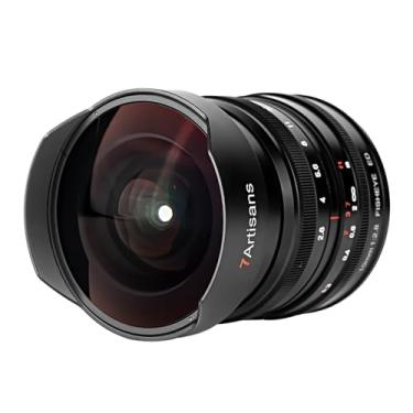 Imagem de 7artisans Lente olho de peixe ultra grande angular F2.8 de 10 mm F2.8, foco manual de 178°, para câmeras Sony E-Mount sem espelho A7/A7R/A7S/A7II/A7RII/A7SII/A9/A7RIII/A7RIV/A9II/A7SIII/A7C/A1