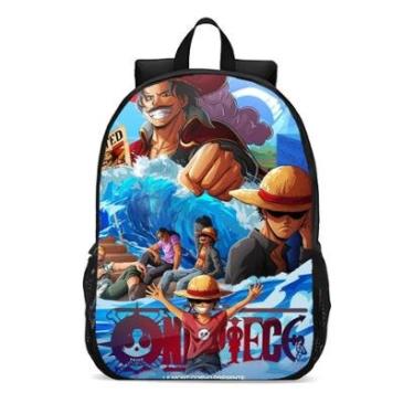 Imagem de MOCHILA ESCOLA INFANTIL JUVENIL ANIME ONE PIECE-Unissex