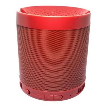Imagem de Caixa De Som Q3 Bluetooth Wireles Mp3 Usb Com Rádio Vermelho - Altomex
