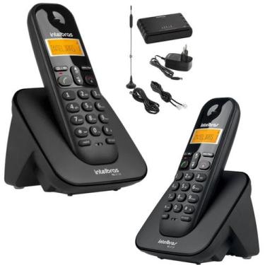 Imagem de Telefone Sem Fio e Ramal Intelbras Entrada Chip Celular 3G