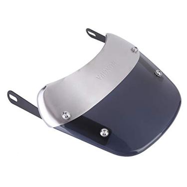 Imagem de Pára-brisa de Carenagem de Farol Redondo retrô Universal para Faróis de 5 a 7 Polegadas