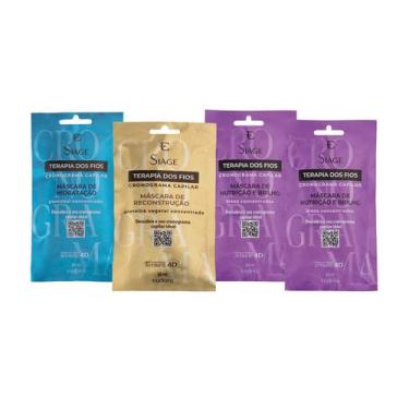 Imagem de Eudora Kit Cronograma Capilar Nutrição Siàge Terapia dos Fios 60ml cad