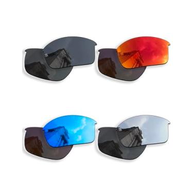 Imagem de Betterun 4 pares de lentes polarizadas de substituição para óculos de sol Oakley Flak Jacket OO9008, antiarranhões e resistentes a impactos