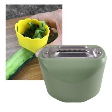 Imagem de Descascador Fatiador Fruta Legumes Verdura Cozinha Aço Inoxidavel Vege