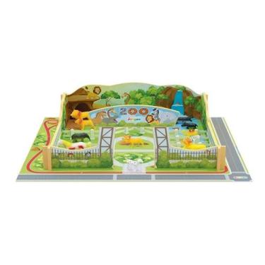 Imagem de Fazendinha Zoologico Playset Junges Zoo Brinquedo de Montar 557