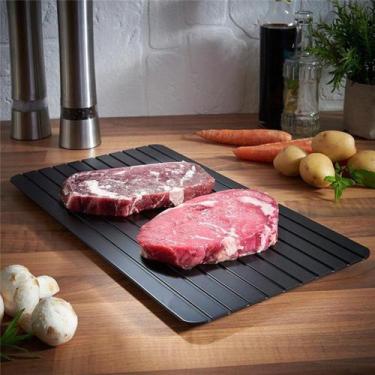 Imagem de Tabua De Descongelar Carnes Mantem O Sabor Do Alimento - Defrost Expre