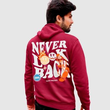 Imagem de Blusa Moletom Genuine Grit Masculina Estampada Algodão 30.1 Never Look