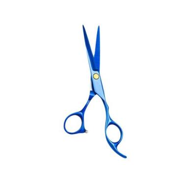 Imagem de Tesoura 6.0 Fio Laser Para Cabelo Profissional - Poderosa Sempre, Azul
