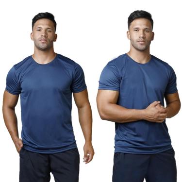 Imagem de Kit 2 Camisetas Masculina Ultraleve Treino Corrida Academia-Masculino
