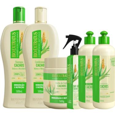 Imagem de Kit Cachos Completo 500ml 6 itens Bio Extratus - BIOEXTRATUS
