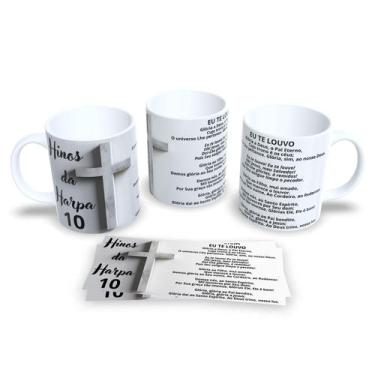 Imagem de Caneca de Porcelana Personalizadas Hinos da Harpa Cristã  - Estampa Su