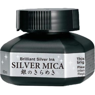 Imagem de Tinta Zig Kuretake Mica 60ml Silver