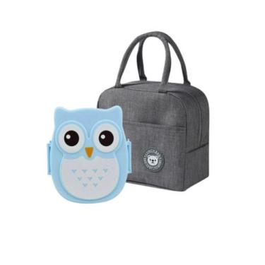 Imagem de Conjunto Volta as Aulas Mini Bag térmica Portátil + Lancheira Coruja I