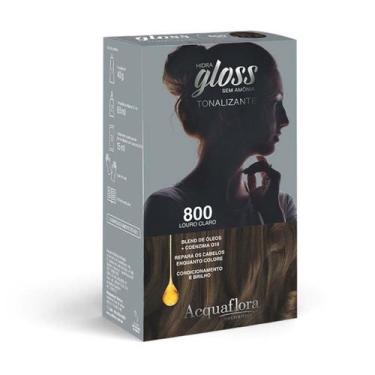 Imagem de Tonalizante Hidra Gloss 800 Louro Claro - Acquaflora