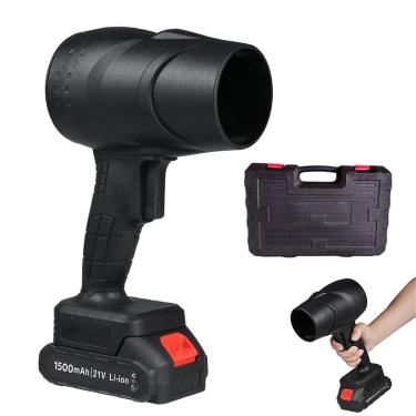 Imagem de Soprador Turbo Fan 130.000 RPM Maleta Bateria Recarregavel Potente Eficiente Limpeza Casa Jardim Folha Poeira Detrito Manutençao