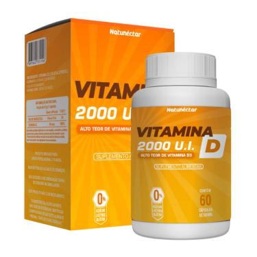 Imagem de Vitamina D 2000 U.I 500mg - 60 cápsulas