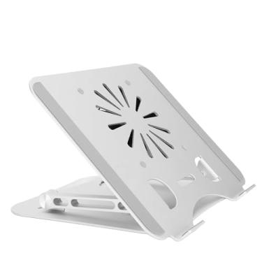 Imagem de Suporte de Ventilador para Laptop de 17 Polegadas, Liga de Alumínio, Portátil, Forte Dissipação de Calor Com Ventilador de Base USB para Dispositivos de Jogos