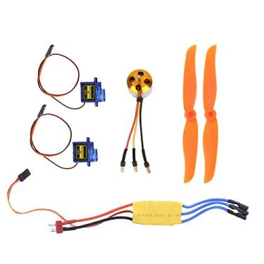 Imagem de A2212 2200KV Brushless, ESC SG90 9G Micro Servo 6035 Motor e Servos Motor 30A RC Plane Kit Hélice para RC Plane (2200KV)