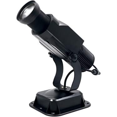 Imagem de WAJECT Projetor Led Gobo De Logotipo De 15 W Com Luz De Zoom Manual, Inclui Gobo De Vidro Personalizado Grátis Para Imagem De Projeto Interna Para Empresa, Loja, Casamento, Eventos, Publicidade, Res