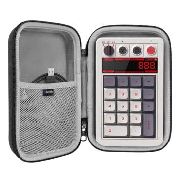 Imagem de GEEKRIA Geekria Estojo Para Teclado Numérico, Estojo De Viagem Portátil Para Teclado Numérico Mecânico De 18 A 23 Teclas, Compatível Com Teclado Numérico Mecânico 8Bitdo Retro 18, Teclado Numérico E