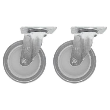 Imagem de Kit Rodízio 512 Placa Giratório 2 Unidades - SCHIOPPA