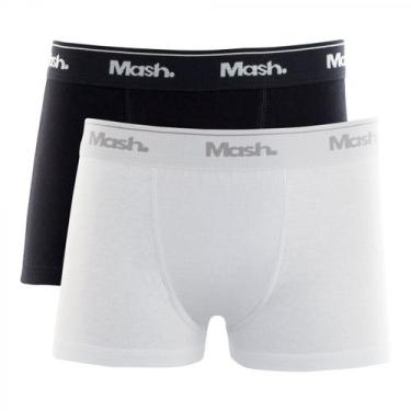 Imagem de Kit Com 2 Cuecas Boxer Infantil Algodão - Mash - MASH                ,