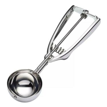 Imagem de Colher Extratora De Sorvete 23x6cm C/ejetor Manual Clink Ck4445