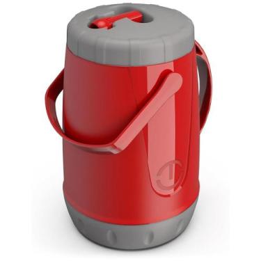 Imagem de Garrafa Térmica Unitermi Paiva 2.5 Litros Tereré Vermelha