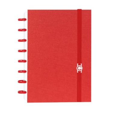 Imagem de Caderno Criativo Executivo Vermelho A4/A5 Disco Inteligente (Médio A5)