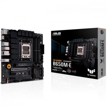 Imagem de Placa Mãe Asus TUF Gaming Para AMD AM5 B650M-E 4xDDR5 mATX, Preto