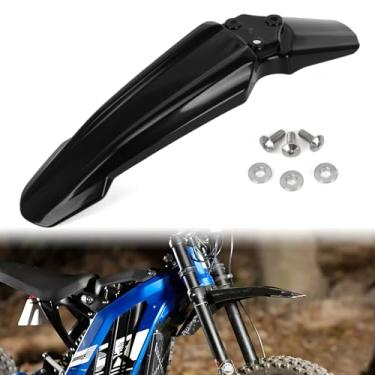 Imagem de Para-lama dianteiro de motocicleta, placa de proteção de lama frontal psler para motocross acessórios para sujeira para bicicleta suja elétrica Sur Ron LBX E-Ride Pro SS/S X260 X160, preto