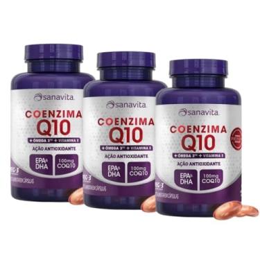 Imagem de Kit 3x - Coenzima Q10 + Ômega3 tg + Vitamina E