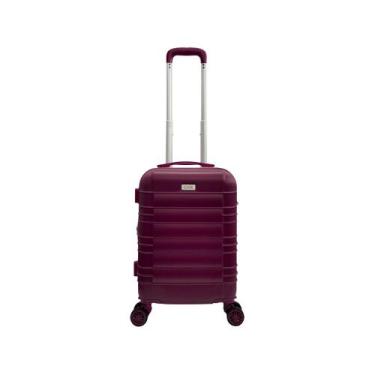 Imagem de Mala de Viagem Bordo Expansiva Rígida com Rodinha Dupla 360 Avião Mão 